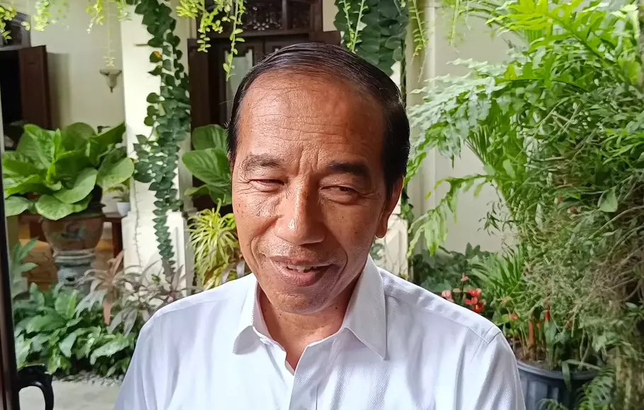 Jokowi dan Effendi Simbolon Ngobrol Ngalor Ngidul di Solo